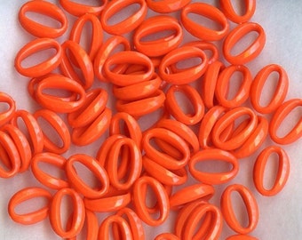 ORANGE FACETED LINKS