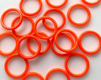 ORANGE  HOOPS