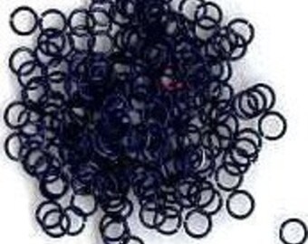 6mm BLACK Anodized  Aluminum JUMP RINGS