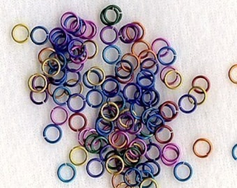 6mm Anodized Aluminum JUMP RING MIX