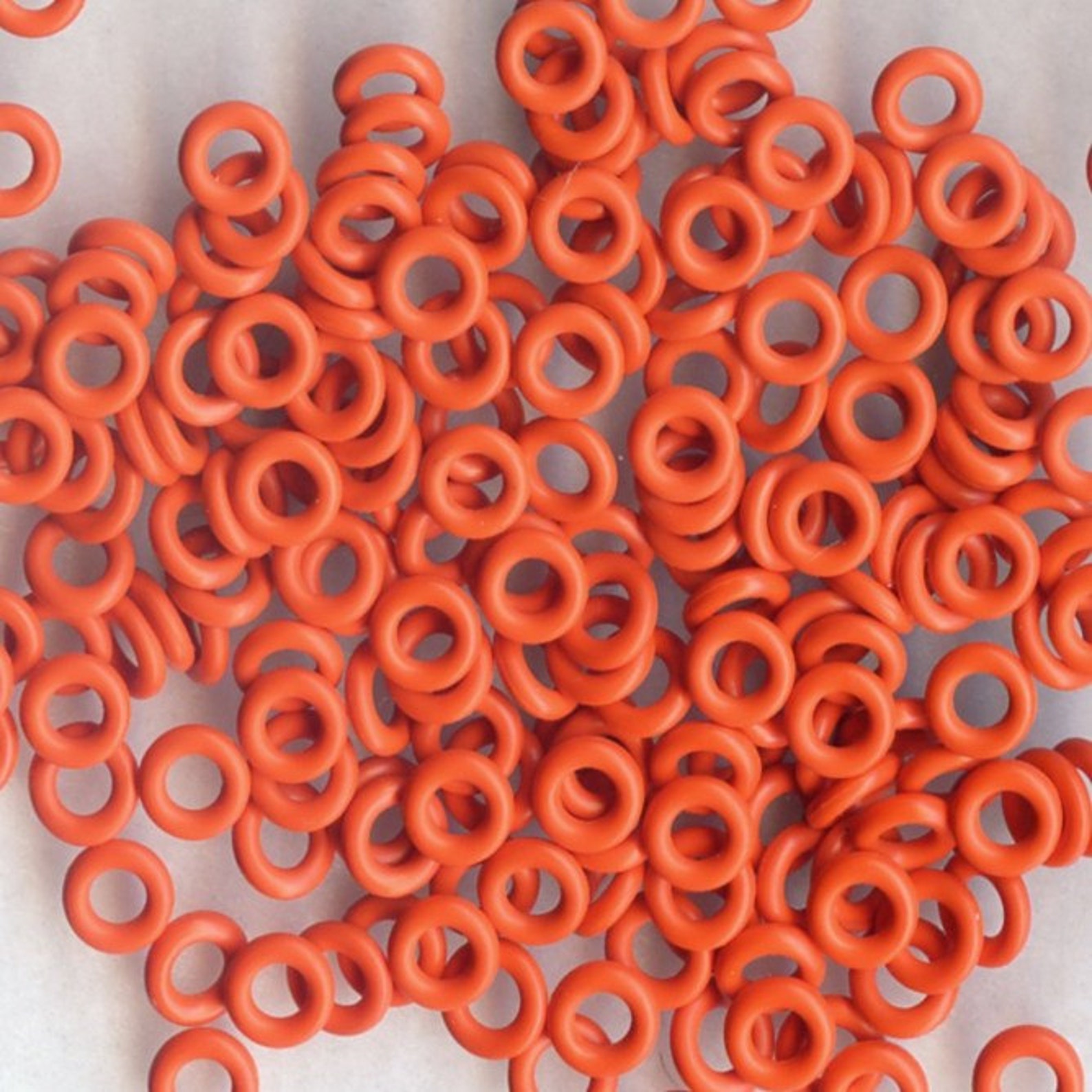 7.25mm ORANGE O Rings Etsy