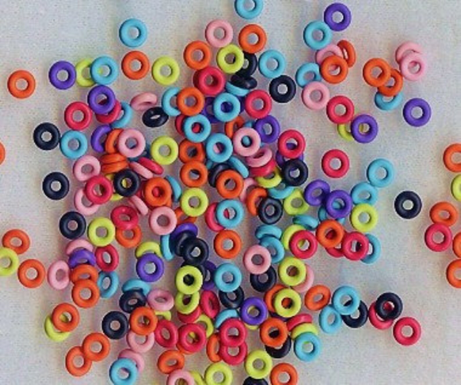 5mm ORANGE O Rings Etsy