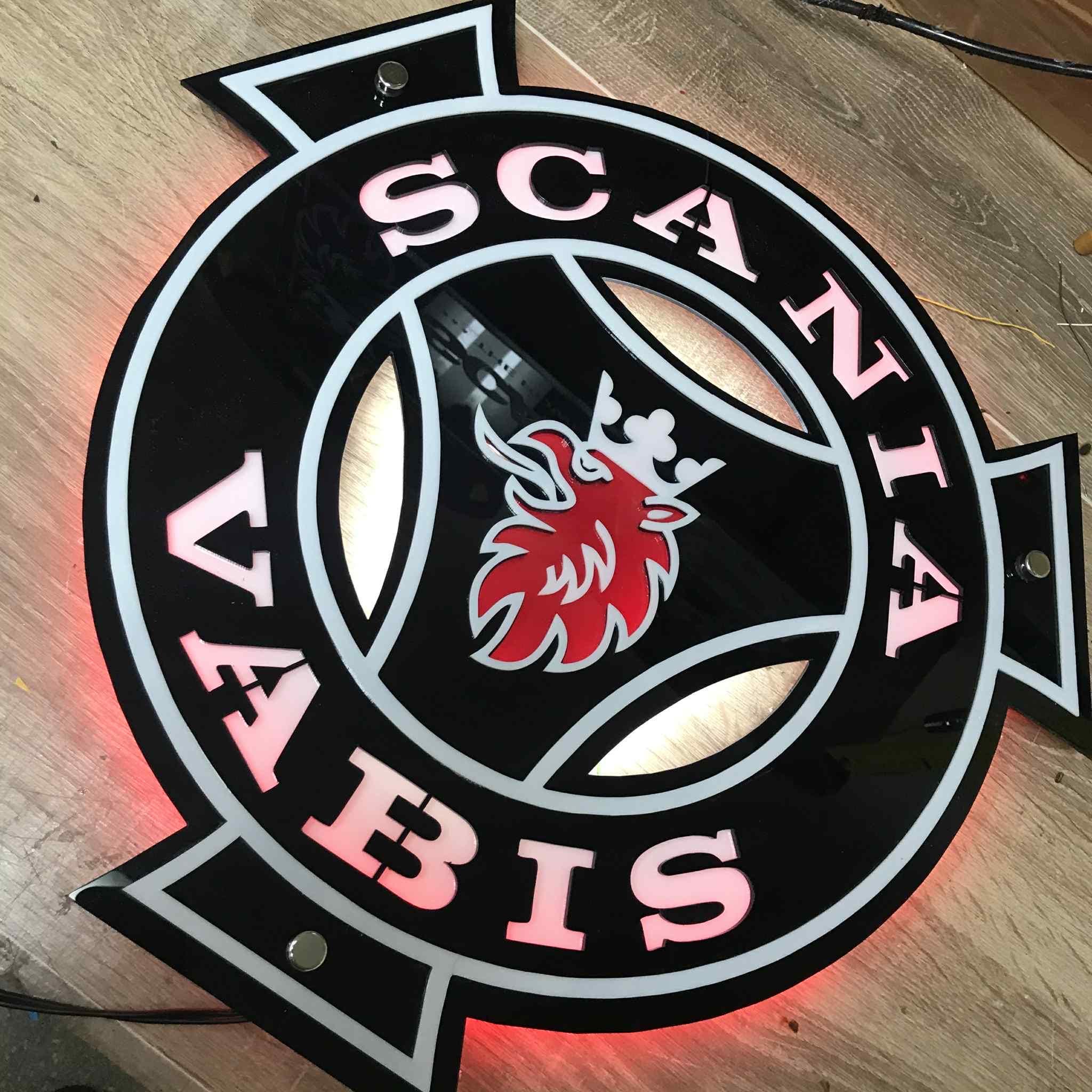 Scania Vabis Red24v Rear Panel Plate - Etsy, image size:2048x2048