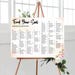 Alphabetical Seating Chart Sign Template Floral Printable Seating ...