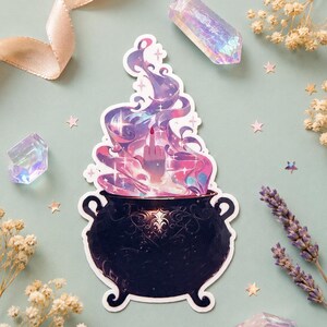 Nesta Archeron Cauldron Sticker — ACOTAR Vinyl Bookish Sticker, Waterproof Die-Cut image 8