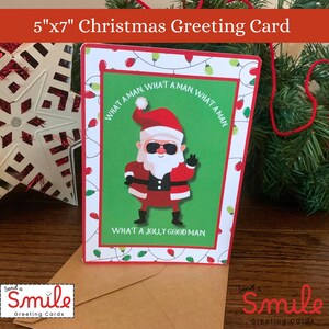 Fun Christmas Card / For Christmas Lover / Christmas Laughs/ Christmas Humor Card / For Santa Theme Card / For Xmas Cards / Card For Friends