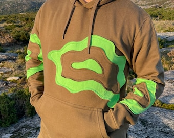 REWORKED GEOGREEN HOODIE