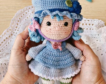 Blaubeerpuppe – Amigurumi-Anleitung – Erdbeer-Charlotte-Freunde