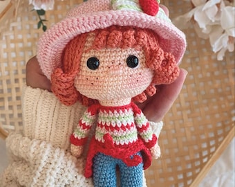 Erdbeerkuchen 2003 Puppe - Amigurumi Muster