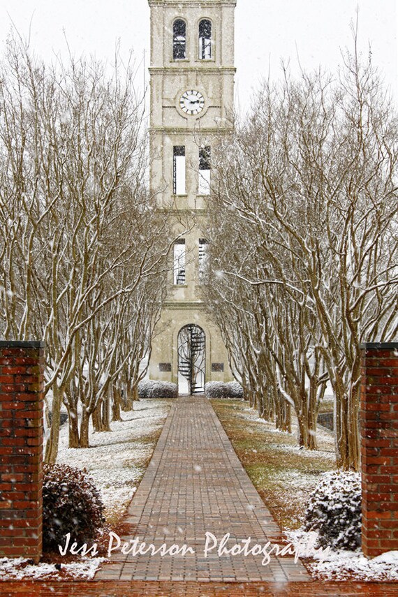 Furman University Photos Bell Tower Prints Greenville Sc Etsy
