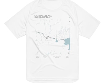 Jersey de senderismo del lago Garibaldi - Mapa de senderos, BC Outdoor Gear