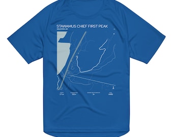 Jersey de senderismo Stawamus Chief - Mapa de First Peak, BC Outdoor Gear