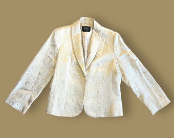 Vintage gold Perri Cutten blazer - Size 10