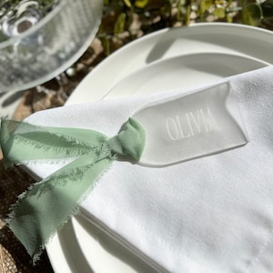 Tarjetas de lugar de acrílico, acrílico esmerilado, tarjetas de presentación, disposición de asientos, bodas, decoración de mesa, tarjeta de presentación de acrílico personalizada
