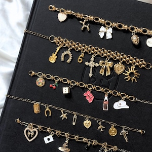 Build Your Own Custom Charm Bracelet, Pick Your Charms, Custom Charm Bracelet, Charm Bracelet, DIY Personalized Jewelry, Gifts For Her