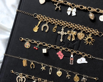 Pulseira de berloques personalizada | Joias personalizadas DIY | Charm Bar