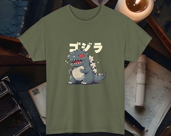T-shirt vintage Godzilla, t-shirt graphique Monster Kaiju rétro, style vintage, cadeau pour les fans de films de monstres, marchandise de film unisexe