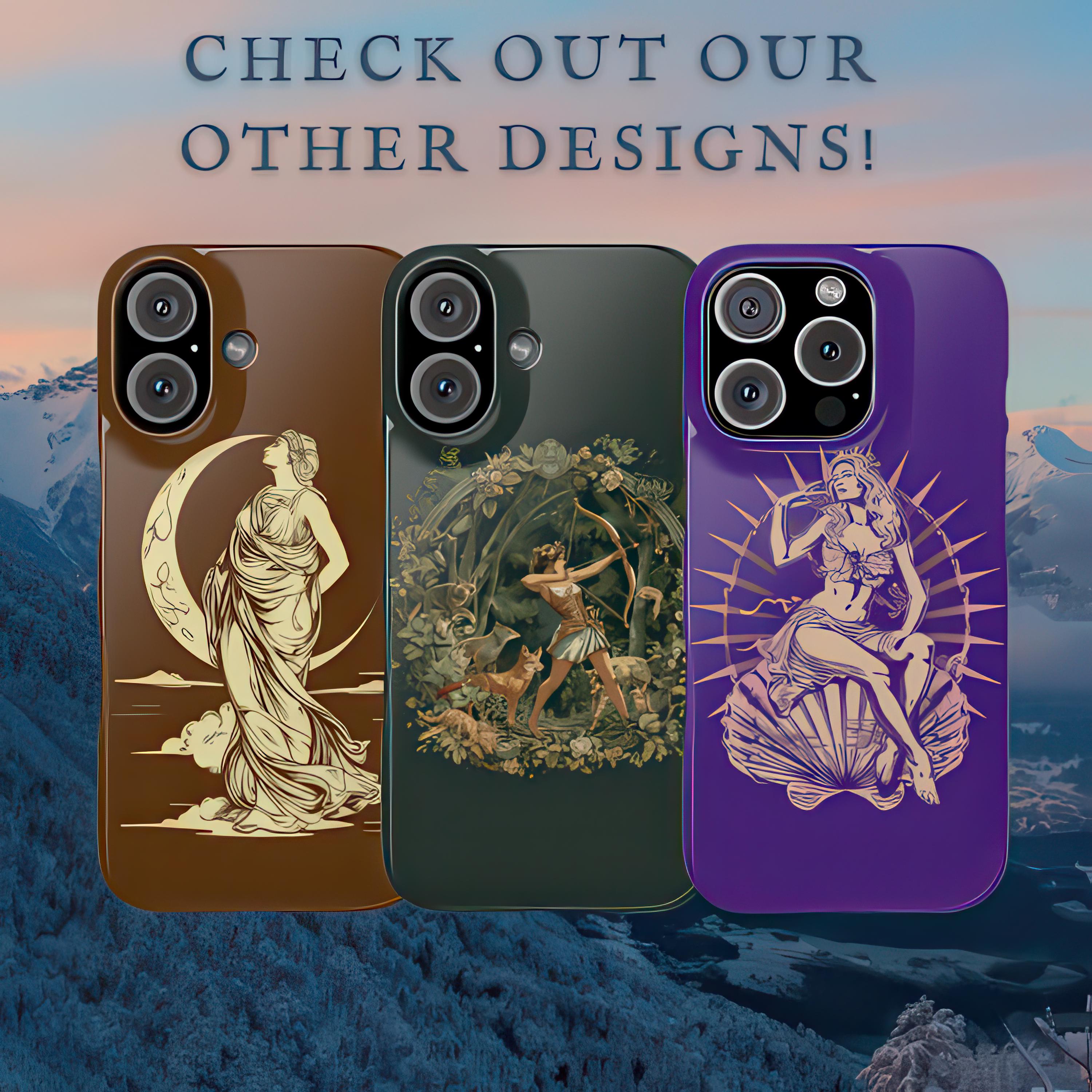 Dark Poseidon Sea God Phone Case, Slim Phone Cases, Protective