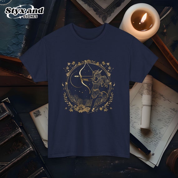 Artemis Goddess of the Hunt T-Shirt Greek Mythology Tee Archery Artemis Graphic Shirt Nature Lover Gift Unisex Goddess Apparel