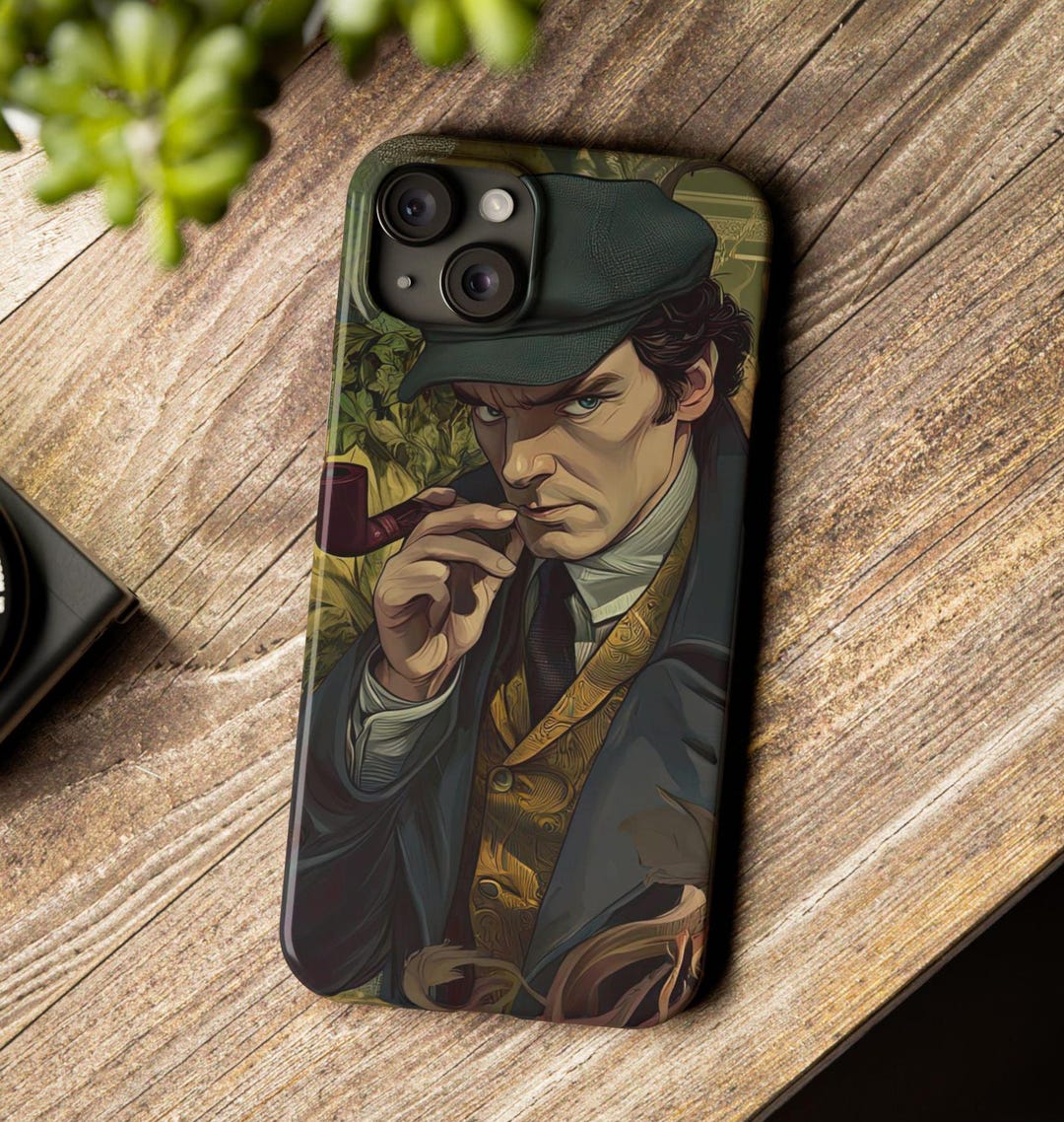Sherlock Holmes iPhone Case | Classic Detective Literary Art