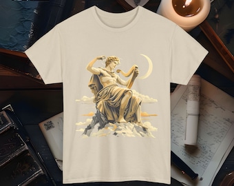 Apollo, Greek God of Music and Poetry Tee, Mt. Olympus Gods, Half Blood Greek Mythology, Trials of Apollo Gift, Perfect for Fantasy Lovers
