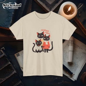 Childless Cat Lady Shirt Cat Family Shirt Childless Cat Ladies for Kamala Shirt Feminism Political 2024 Election Shirt Funny Cat T-Shirt