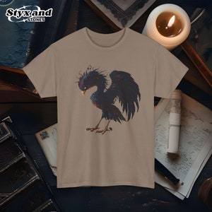 Harpyie Fabelwesen griechische Mythologie Griffin Shirt Mythisches Tier Fantasy Grafik Top Mythologie Liebhaber Geschenk Adler Vogel T-Shirt