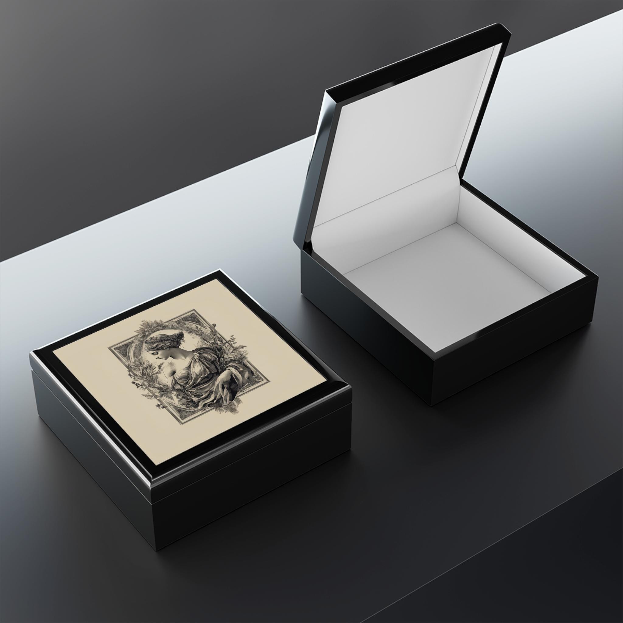 Luxury Aphrodite Jewelry Box - Greek Mythology Inspired Collection