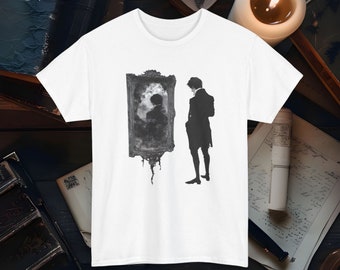 A Picture of Dorian Gray Oscar Wilde Poetry Light Dark Academia Vintage Tshirt Famous Historical Quote Literature Author Cute Wilde Book Art