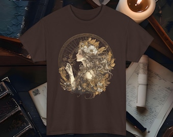 Vintage Aphrodite griechische Göttin der Liebe T-Shirt, Mythologie Beauty Tee, antike griechische Kunst, Romantische Geschenkidee, niedliches Y2K Damen Grafik-T-Shirt