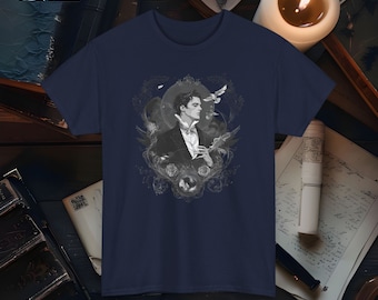A Picture of Dorian Gray Oscar Wilde Poetry Light Dark Academia Vintage Tshirt Famous Historical Quote Literature Author Cute Wilde Book Art