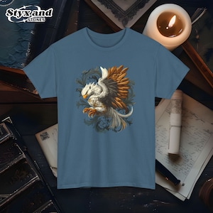 Gryphon mythologische Kreatur griechische Mythologie Griffin T-Shirt Mythisches Tier Fantasy Grafik Top Mythologie Liebhaber Geschenk Mythisches Tier