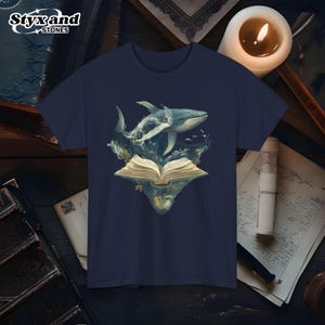 Moby Dick Vintage Design Graphic Tee Classic Literature T Shirt for Book Lovers Retro Whale Art Shirt Vintage Literature Tee Moby Dick Shirt