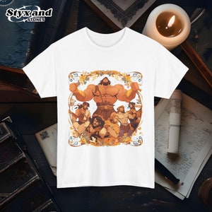 Vintage Hércules Camiseta gráfica Disney Hércules Camiseta Retro Camisa de dibujos animados Mitología griega Ropa Hércules Fan Regalo