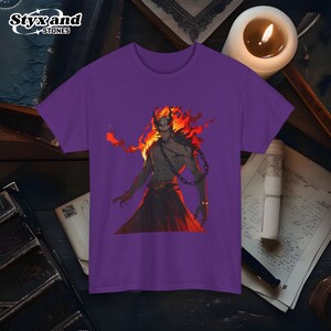 Hades Camiseta Mitología Griega Ropa Inframundo Dios Camiseta Gráfica Estilo Anime Hades Camisa Unisex Ropa Mítica Regalo para Amante de la Mitología