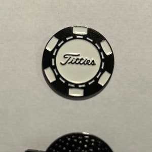 Funny Doubletake Golf Ball Markers with Magnetic Hat Clips