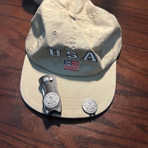Engraved Dedicate Golf Marker - 2 Ball Makers, Divot Tool and Magnetic Hat Clip. Funeral Gift, Gift for Husband, Dedicate Golf Game