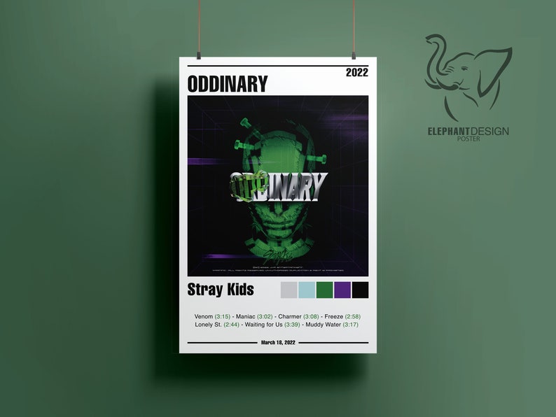 Oddinary Poster Stray Kids Album Cover Oddinary Album Poster Home Decor