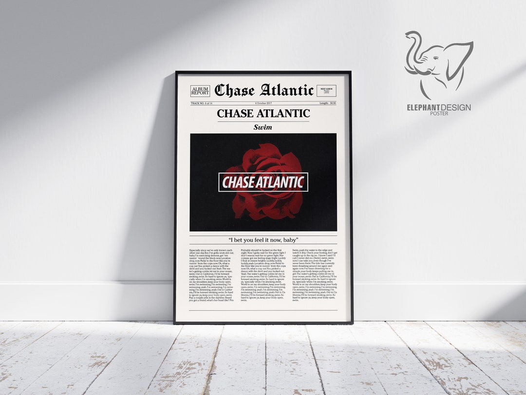 Swim Poster Chase Atlantic Poster Chase Atlantic Album Poster Newspaper ...