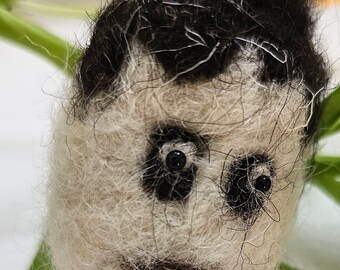 Ghost Face - Handmade Gift - Needle Felted Collectable