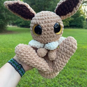 Crochet Eevee inspired plushie
