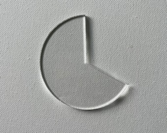 two-thirds-circle PAIR (2")