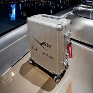 Trolley Koffer Lufthansa vintage Handgepäck Bordgepäck Airline Flugzeug