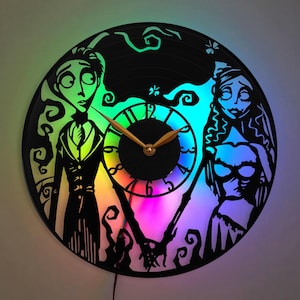 Corpse Bride Uhr, Tim Burton Uhr, Corpse Bride Viktor und Emily, Corpse Bride Geschenke