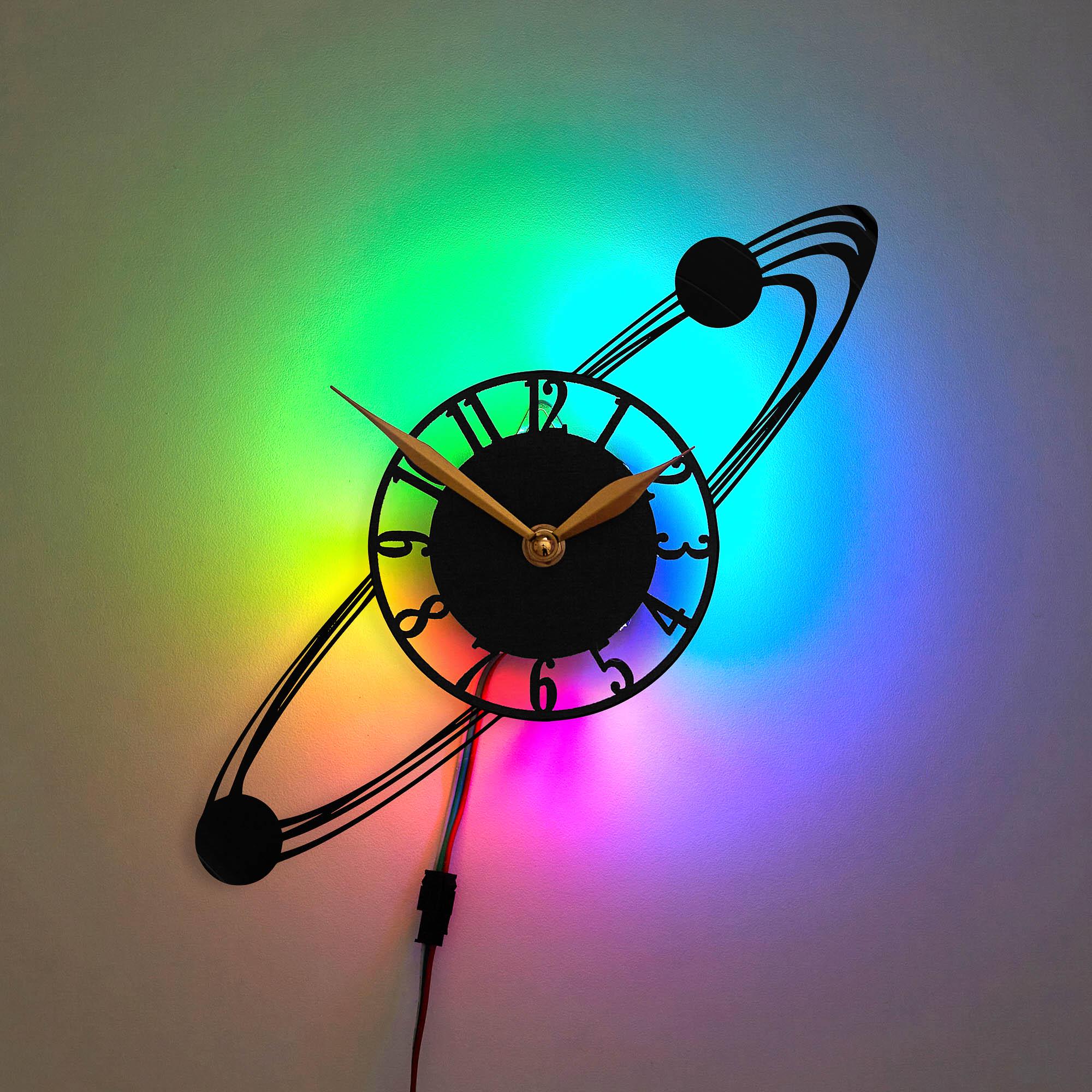 Saturn Wall Clock - Etsy