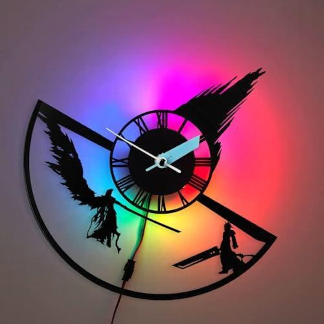 Final Fantasy 7 Clock, Final Fantasy VII, Final Fantasy Clock, FF7