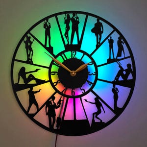James Clock, Gift for Bond Fans
