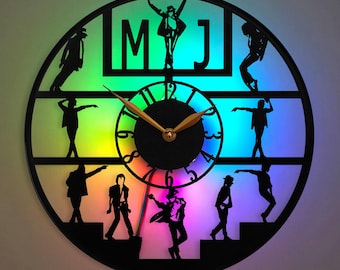 Michael Gift, Jackson Clock, Dance Moves Clock, Music Theme Clock