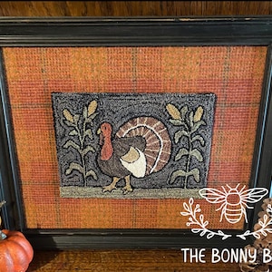 Tom in the Tall Corn - Thanksgiving Punch Needle *Digital Pattern*