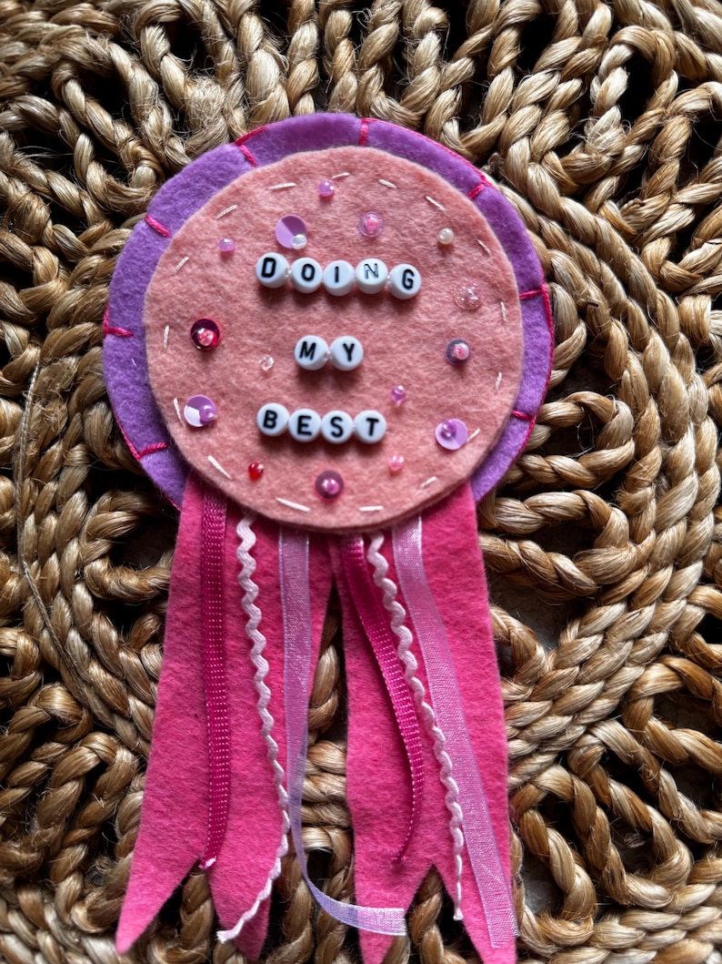 Embroidered Felt Prize Ribbons - Etsy